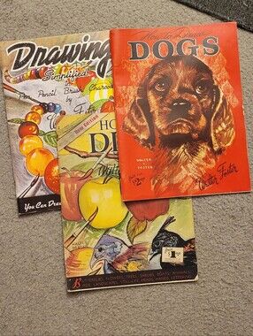 Vontage How to Draw - Dogs, Fruits Faces Drawing Book by Walter Foster